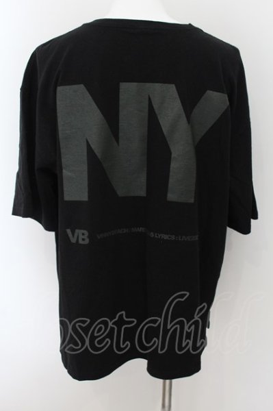 画像2: MARDIGRAS(SADS清春) / VINNY BEACH LYRIC POEM Tシャツ L ブラック O-24-09-24-041-MA-ts-YM-ZT216 (2)