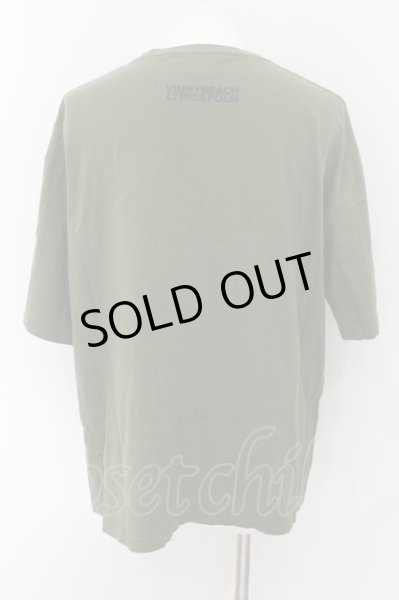 画像2: MARDIGRAS(SADS清春) / VINNY BEACH LYRIC POEM Tシャツ L カーキ O-24-09-24-042-MA-ts-YM-ZT430 (2)