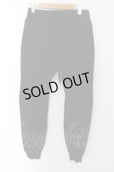 画像2: Moonage Devilment（清春） / キルトスエットパンツ 00 ブラック O-24-09-24-043-MO-pa-YM-ZT451 (2)