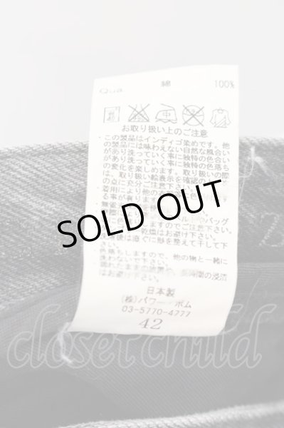画像3: CIVARIZE / ブリーチ総柄ダメージデニムパンツ 42 ブラック（グレー） O-24-09-24-047-CI-pa-YM-OS (3)