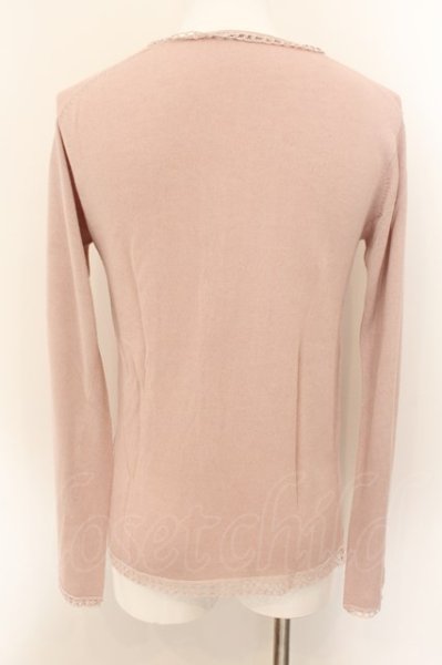 画像2: Iroquois / ブレードレースレーヨンカーディガン 2 ピンク O-24-09-24-007-Ir-to-YM-ZT069 (2)