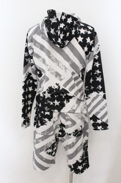 画像2: DIVINER / 星条旗セットアップ 44 ホワイトｘブラック O-24-09-24-001-DN-to-YM-ZT084 (2)