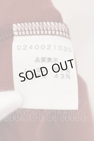 画像3: 5351pour les Hommes / エスニックVネックストレッチTシャツ 3 ワイン O-24-09-24-013-53-to-YM-ZT430 (3)