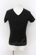 画像1: 5351pour les Hommes / グリッターストレッチTシャツ 3 ブラック O-24-09-24-015-53-to-YM-ZT160 (1)