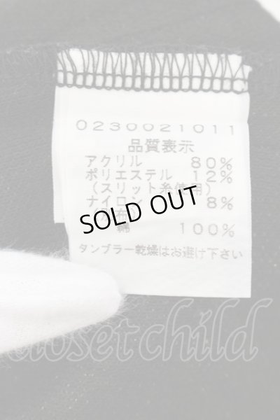 画像3: 【WINTERセール】5351pour les Hommes / グリッターストレッチTシャツ 3 ブラック O-24-09-24-015-53-to-YM-ZT160