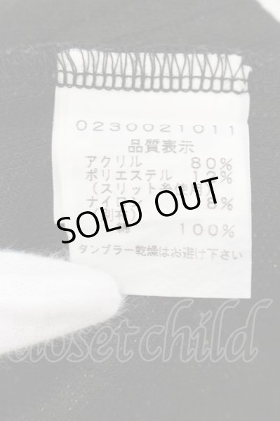 画像3: 5351pour les Hommes / グリッターストレッチTシャツ 3 ブラック O-24-09-24-015-53-to-YM-ZT160 (3)