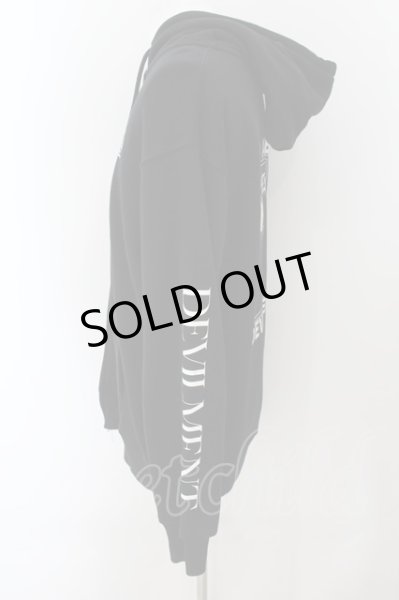 画像2: Moonage Devilment（清春） / GLAM ADICTION 10th Aniversary Print パーカー 44 ブラック O-24-09-24-027-MO-to-YM-ZT427 (2)