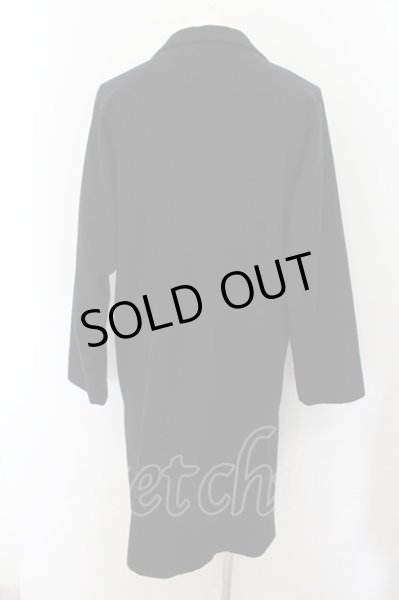 画像2: Moonage Devilment（清春） / ウールロングチェスターコート 44 ブラック O-24-09-24-028-MO-ou-YM-ZT418 (2)