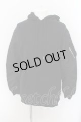Moonage Devilment（清春） / MA-1 HOODIE パーカー 46 ブラック O-24-09-24-030-MO-ja-YM-ZT131
