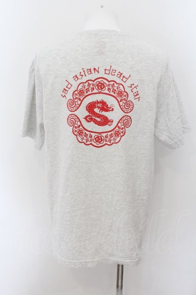 画像2: Moonage Devilment(清春) / Print Big T Tシャツ 44 ライトグレー O-24-09-24-031-MO-ts-YM-ZT131 (2)