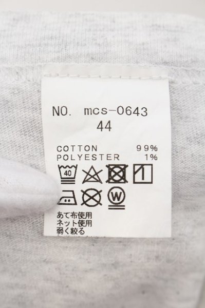 画像3: Moonage Devilment(清春) / Print Big T Tシャツ 44 ライトグレー O-24-09-24-031-MO-ts-YM-ZT131 (3)