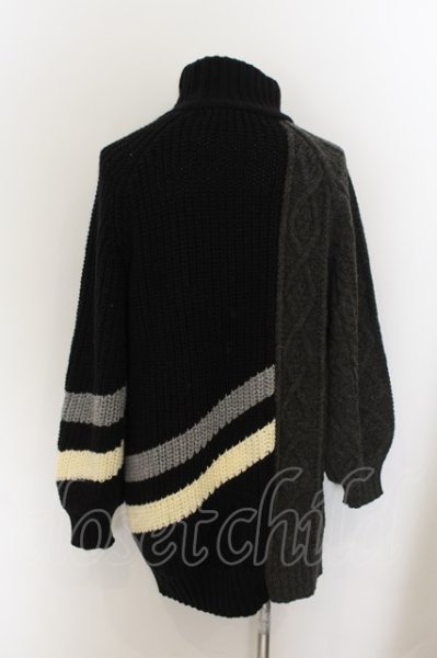 画像3: NO ID. BLACK / チェンジングタートルネックロングニット ONE マルチ O-24-09-25-030-NO-ja-YM-ZT083 (3)