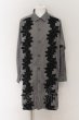 画像1: NO ID. BLACK / レースロングシャツ ONE グレー O-24-09-25-035-NO-sh-YM-ZT051 (1)