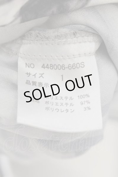 画像3: NO ID. BLACK / アブストラクトクレリックイレギュラーカラーシャツ 1 ブラック O-24-09-25-036-NO-sh-YM-ZT466 (3)