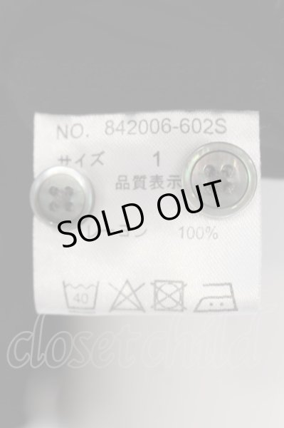 画像3: NO ID. / Rローンロングシャツ 1 ブラック O-24-09-25-043-NO-sh-YM-OS (3)