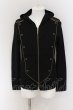 画像1: GalaabenD / ストレッチレーヨンナポレオンパーカージャケット ｍ ブラック O-24-09-25-051-Ga-to-YM-ZT023 (1)