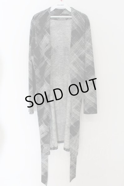 画像1: NO ID. / ボタンレスノーカラーカーディガン 1 ブラック O-24-09-25-057-NO-to-YM-ZT446 (1)