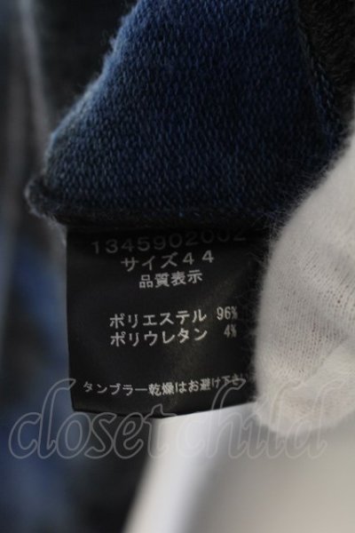 画像3: 【WINTERセール】SHELLAC / ムラ染めVネックニットソー 44 ブルー O-24-09-25-059-SH-to-YM-ZT032