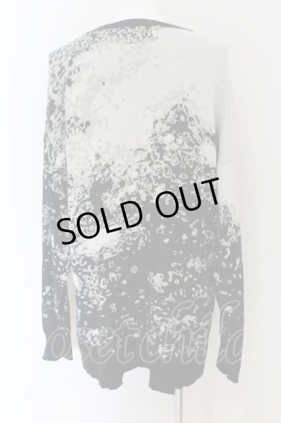 画像2: NO ID. BLACK / CニットGALAXY-JQ-CN-BIGプルオーバー ONE ブラック O-24-09-25-060-NO-to-YM-ZT446 (2)