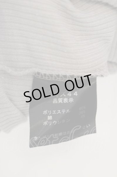 画像4: SHELLAC / ストレッチテレコVネックカットソー 44 ライトグレー O-24-09-25-063-SH-to-YM-ZT447 (4)