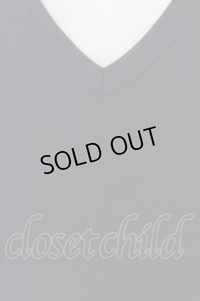 画像2: SHELLAC / ストレッチテレコVネックカットソー 44 グリーン O-24-09-25-064-SH-to-YM-ZT446 (2)