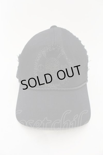 画像2: Roen / スタッズサークルスカルキャップ  ブラック O-24-09-25-067-Ro-za-YM-ZT471 (2)