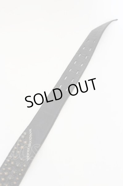 画像5: KMRii / BELT スタッズベルト  アンティークゴールドｘブラック O-24-09-25-068-KM-za-YM-ZT-ML010 (5)