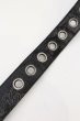 画像4: 5351pour les Hommes / クラックレザーワイドベルト  ブラック O-24-09-25-069-53-za-YM-ZT-MK001 (4)
