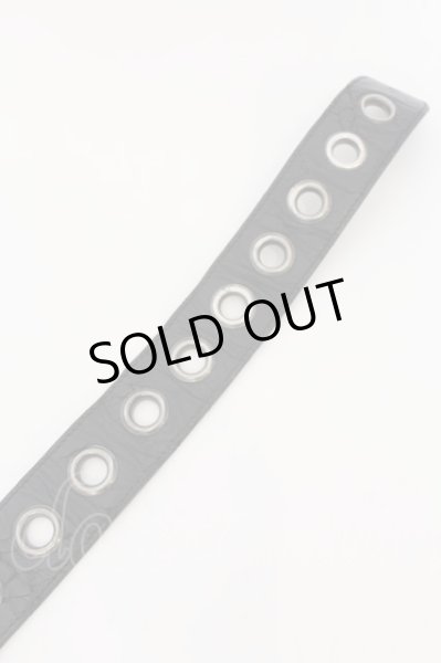 画像6: 5351pour les Hommes / クラックレザーワイドベルト  ブラック O-24-09-25-069-53-za-YM-ZT-MK001 (6)