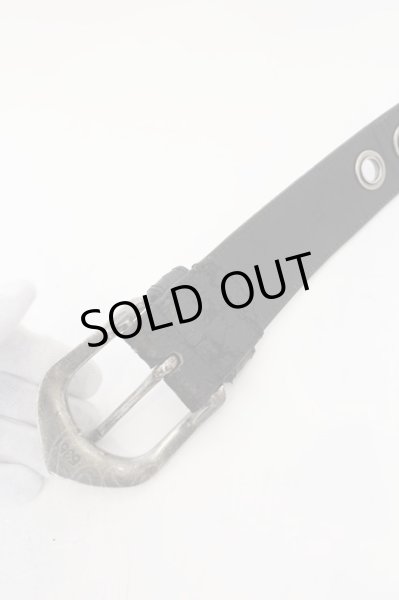 画像7: 5351pour les Hommes / クラックレザーワイドベルト  ブラック O-24-09-25-069-53-za-YM-ZT-MK001 (7)