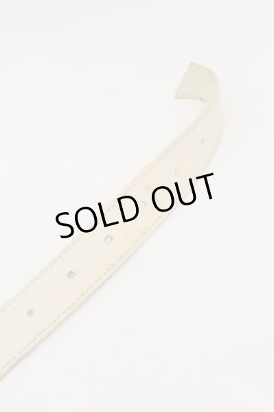 画像9: Ugo Cacciatori / パイレーツベルト  シルバーｘアイボリー O-24-09-25-070-UG-za-YM-ZT-MK001 (9)