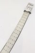 画像6: Hiromu Takahara / Skull Pin Belt ベルト  ホワイト O-24-09-25-071-Hi-za-YM-ZT-MK001 (6)