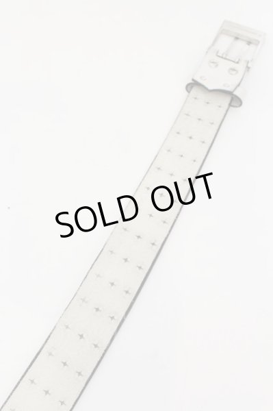 画像6: Hiromu Takahara / Skull Pin Belt ベルト  ホワイト O-24-09-25-071-Hi-za-YM-ZT-MK001 (6)