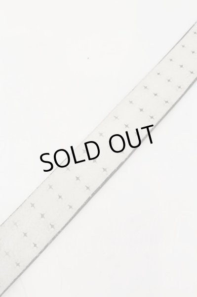 画像7: Hiromu Takahara / Skull Pin Belt ベルト  ホワイト O-24-09-25-071-Hi-za-YM-ZT-MK001 (7)