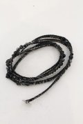 【WINTERセール】CHAN LUU / 4連マルチストーンラップブレスレット  ブラックｘマルチ O-24-09-25-077-CH-ac-YM-ZT-MK001
