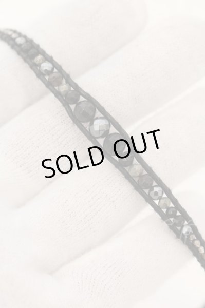 画像3: CHAN LUU / 4連マルチストーンラップブレスレット  ブラックｘマルチ O-24-09-25-077-CH-ac-YM-ZT-MK001 (3)