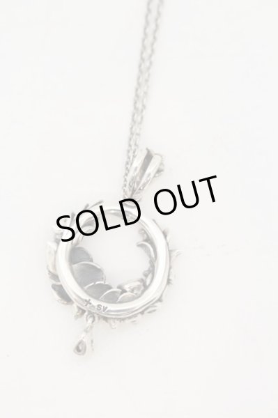 画像3: KONRON / エキゾチックハイビスカスリースネックレス  シルバーxクリア O-24-09-25-082-KO-ac-YM-ZT068 (3)