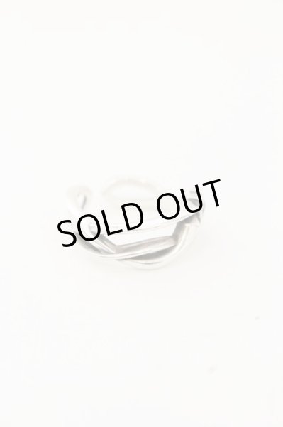 画像2: DEAL DESIGN / クロッシングスネークリング 約12号 シルバーｘラベンダー O-24-09-25-083-DE-ac-YM-ZT471 (2)