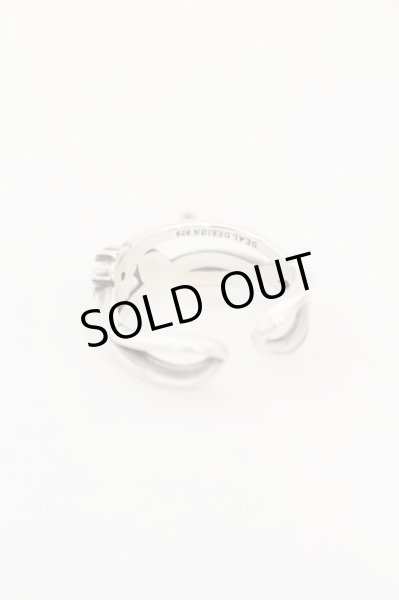 画像3: DEAL DESIGN / クロッシングスネークリング 約12号 シルバーｘラベンダー O-24-09-25-083-DE-ac-YM-ZT471 (3)