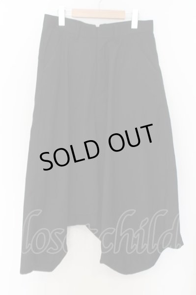 画像1: NO ID. BLACK / TRドレープバギートラウザーズパンツ 1 ブラック O-24-09-25-011-NO-pa-YM-ZT436 (1)