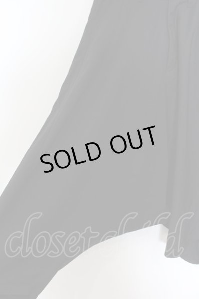 画像2: NO ID. BLACK / TRドレープバギートラウザーズパンツ 1 ブラック O-24-09-25-011-NO-pa-YM-ZT436 (2)