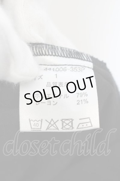 画像4: NO ID. BLACK / TRドレープバギートラウザーズパンツ 1 ブラック O-24-09-25-011-NO-pa-YM-ZT436 (4)