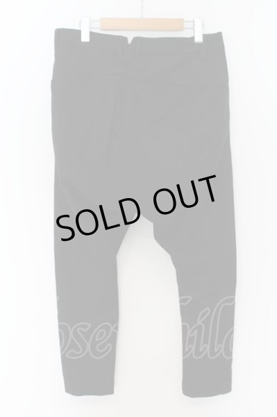 画像2: NO ID. BLACK / TRストレッチ2タックサルエルスキニートラウザーズ 2 ブラック O-24-09-25-013-NO-pa-YM-ZT436 (2)