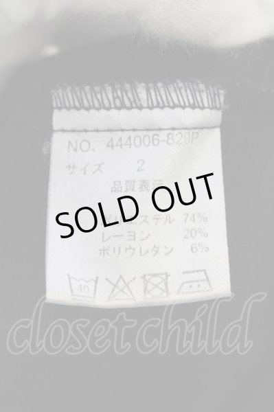 画像3: NO ID. BLACK / TRストレッチ2タックサルエルスキニートラウザーズ 2 ブラック O-24-09-25-013-NO-pa-YM-ZT436 (3)