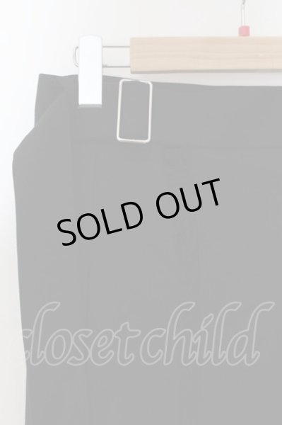 画像2: NO ID. BLACK / プリーツラップスカート ONE  O-24-09-25-016-NO-pa-YM-ZT423 (2)