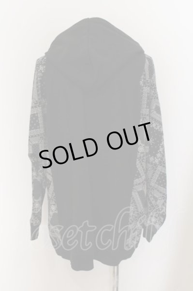 画像3: NO ID. BLACK / スカーフストリングドルマンスリーブパーカ ONE ブラック O-24-09-25-027-NO-to-YM-ZT419 (3)