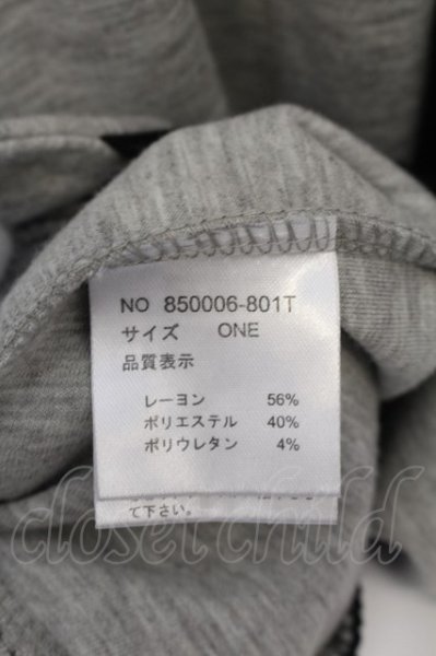 画像3: NO ID. / ボンディング切り替えプルオーバーパーカー ONE ブラックｘグレー O-24-09-25-028-NO-to-YM-ZT129 (3)