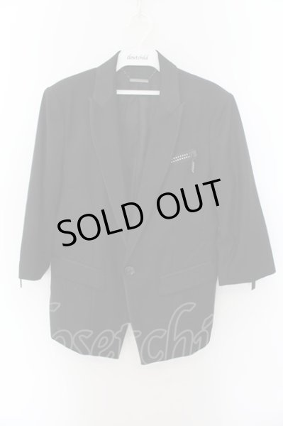 画像1: CIVARIZE / ラインストーンSSテーラードジャケット 44 ブラック O-24-09-26-004-CI-ja-YM-OS (1)