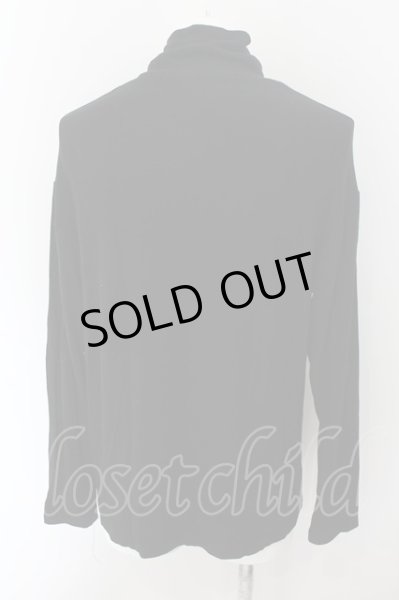 画像2: NO ID. / 起毛テレコハイネックプルオーバー 1 ブラック O-24-09-26-034-NO-to-YM-ZT460 (2)