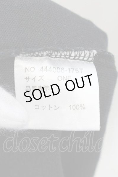 画像3: NO ID. BLACK / 天竺ツースタープリントBIG Tシャツ ONE ブラックｘホワイト O-24-09-26-035-NO-ts-YM-ZT460 (3)